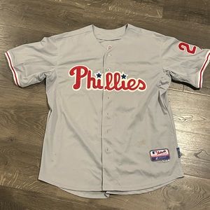 Majestic # 27 Polanco Phillies Jersey- size 52 (approx 2X)